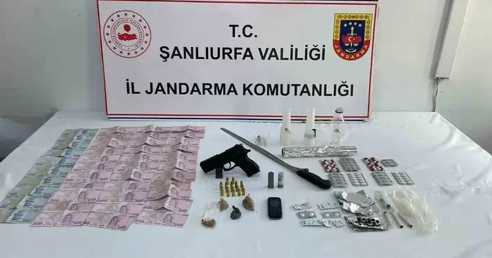 Şanlıurfa’da 91 adet uyuşturucu hap ele geçirildi