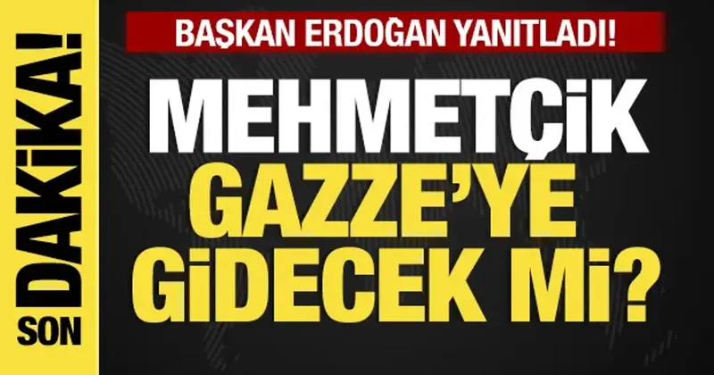 Erdoğan cevapladı... Mehmetçik Gazze ye gidecek mi?