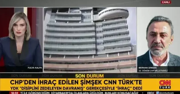 CHP den ihraç edilen Berhan Şimşek: CHP İmamoğlu nun Holdingi, Özel de CEO su