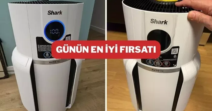 Kapalı alandaki havasızlığa son veren Shark hava temizleyicinin fiyatı düştü!