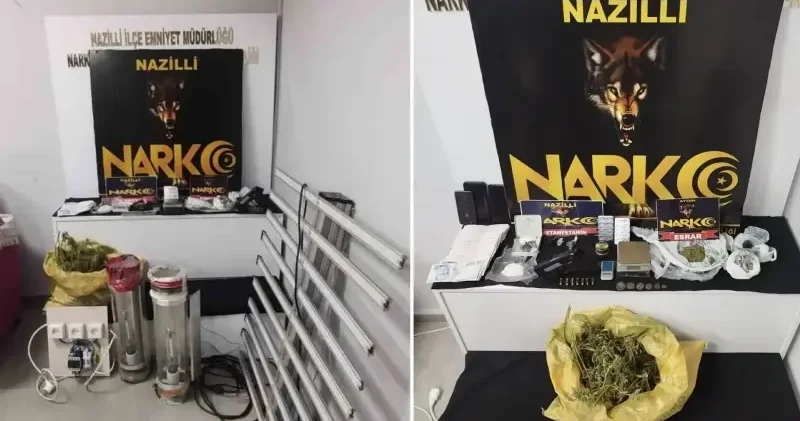 Nazilli’de eş zamanlı uyuşturucu operasyonu: 2 şüpheli tutuklandı Aydın Haberleri