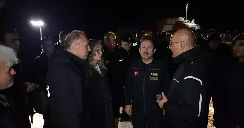 AFAD Başkanı Pehlivan, sel bölgesindeki çalışmaları yerinde inceledi
