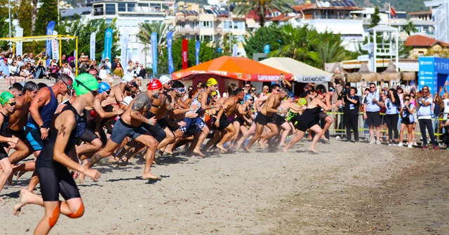 34 üncü Alanya Triatlonu başladı Antalya Haberleri