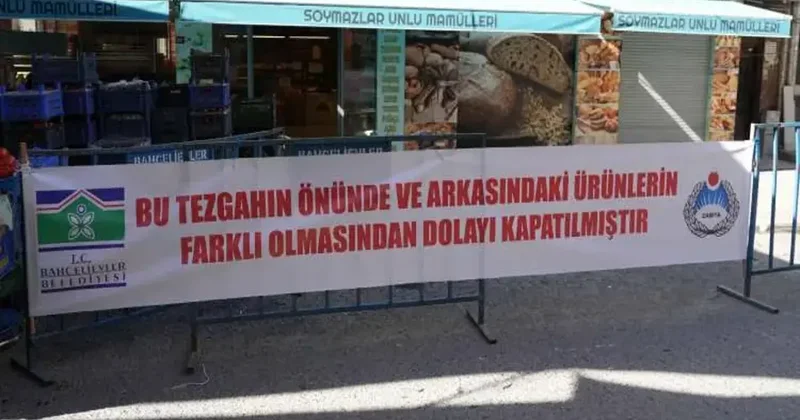 Vatandaşa kaba davranan pazarcının tezgahı kapatıldı