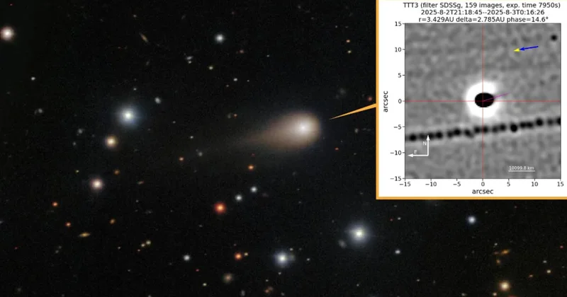Yıldızlararası nesne 3I/ATLAS ın yeni görüntüleri ortaya çıktı