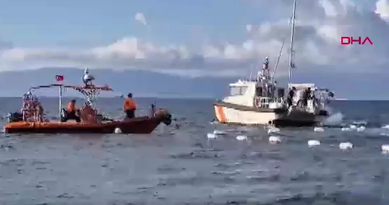 Bodrum da göçmenleri taşıyan tekne battı: 7 kişi hayatını kaybetti