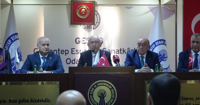 Kılıçdaroğlu: Bu ülkede esnaf bakanlığının kurulması lazım CHP Genel Başkanı Kılıçdaroğlu, Gaziantep Esnaf ve Sanatkarlar Odası nı ziyaret etti Gaziantep Haberleri Habertürk Yerel Haberler