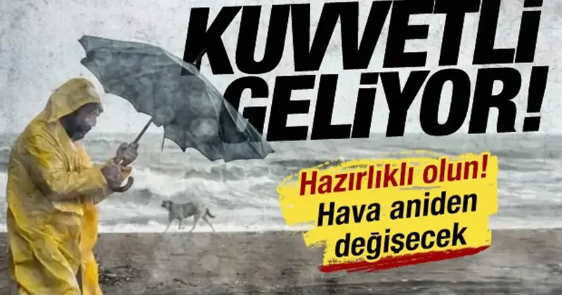 Yağışlı hava dalgası yola çıktı: Karadeniz e sağanak, Marmara ya sis uyarısı