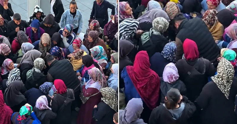 Niğde’de bedava terlik izdihamı! Vatandaşlar birbirleriyle yarıştı