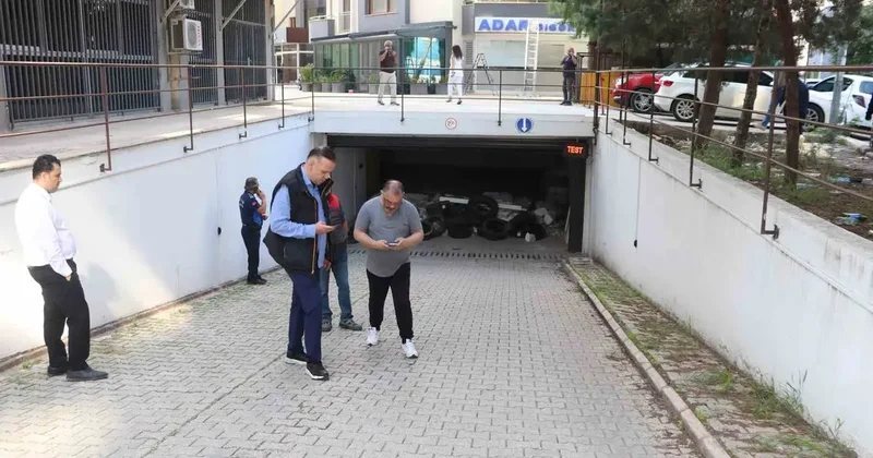 Otopark kavgası mahkemeye taşındı, molozlar araçları mahsur bıraktı