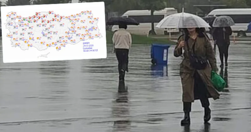 SON DAKİKA Meteoroloji saat verip uyardı... 2 bölgede sağanak Hava durumu İstanbul Son dakika haberleri
