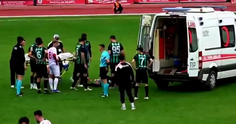 Yeşil sahada korku dolu anlar! Kalp krizi geçiren futbolcu hastaneye kaldırıldı