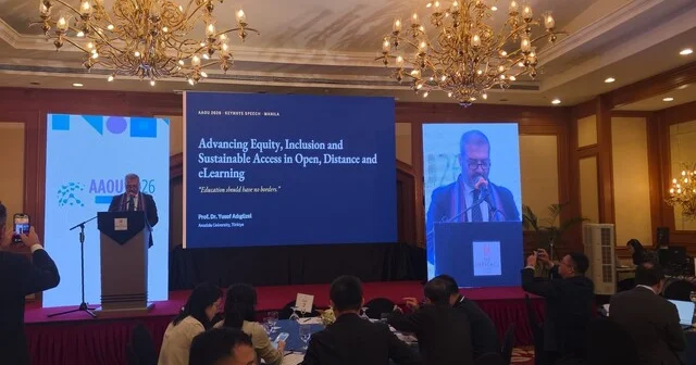 Anadolu Üniversitesi Rektörü Prof. Dr. Adıgüzel, AAOU 2026 Konferansı nda Türkiye yi temsil etti Anadolu Üniversitesi Manila da uluslararası ağını genişletti Eskişehir Haber Habertürk Yerel Haberler