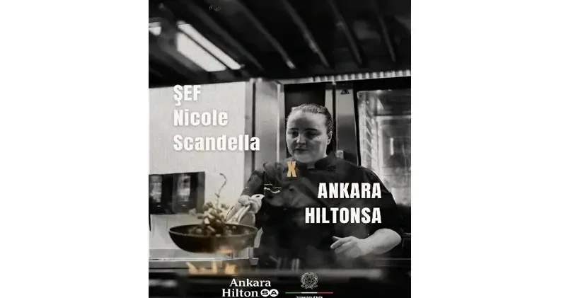 İtalyan şef Nicole Scandella, Ankara da