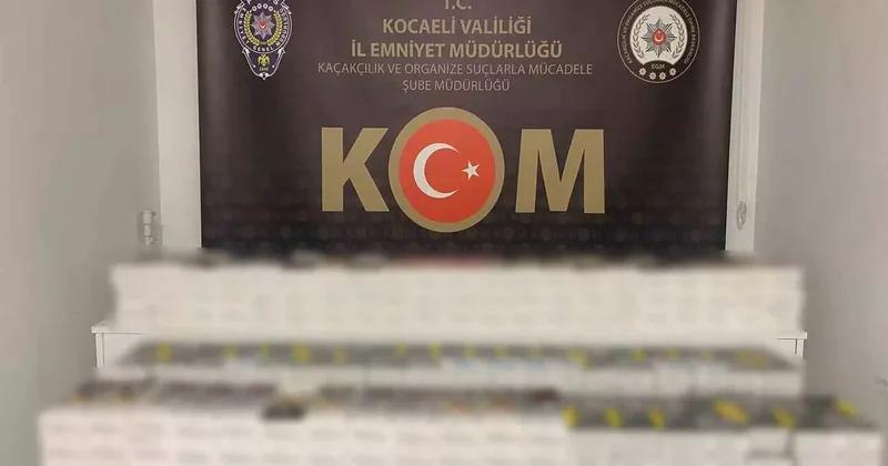 Kocaeli’de kaçakçılık operasyonunda 4 gözaltı