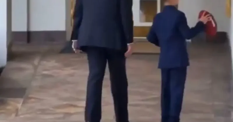 Yürüyüşü dikkat çeken Trump ın sağlığı tartışma konusu oldu