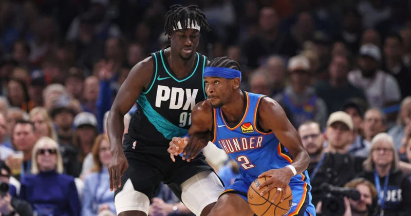 Oklahoma City Thunder: 122 Portland Trail Blazers: 95 MAÇ SONUCU Basketbol Haberleri