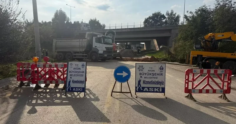 Aydın Büyükşehir Zeybek Mahallesi’nde alt yapı çalışması gerçekleştirdi