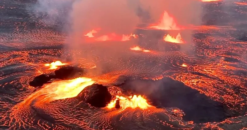 Kilauea Yanardağı nın yeniden güçlü şekilde lav püskürtebileceği tahmin ediliyor
