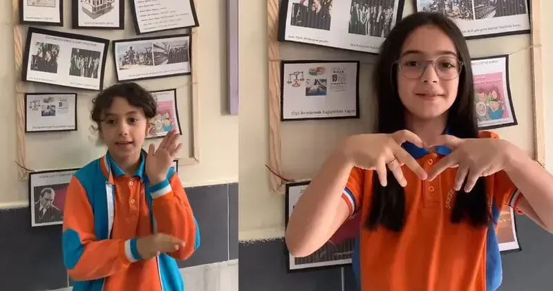 Öğretmenler Günü’nü işaret diliyle kutladılar