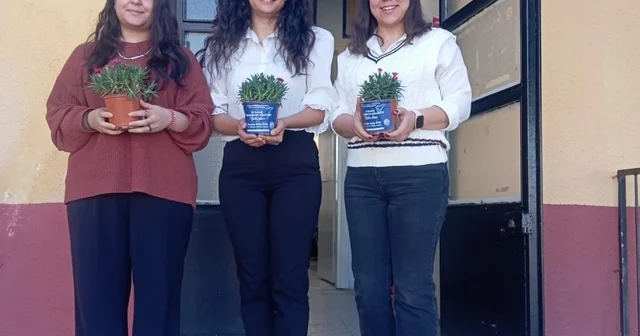 Bozdoğan Belediyesi nden öğretmenlere karanfil çiçeği Aydın Haberleri