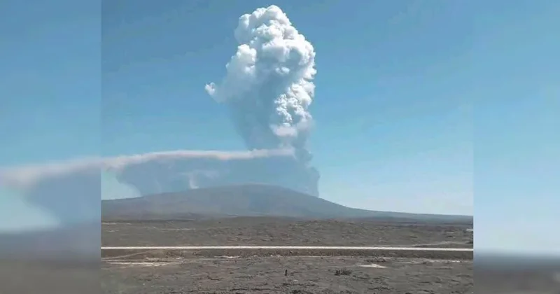 Etiyopya daki Hayli Gubbi Yanardağı nda 12 bin yıldır bilinen ilk patlama kayıtlara geçti