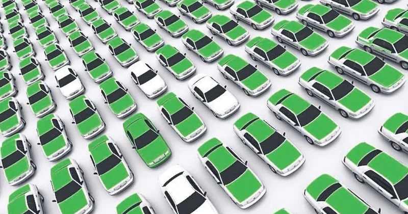 235 bin kiralık oto var