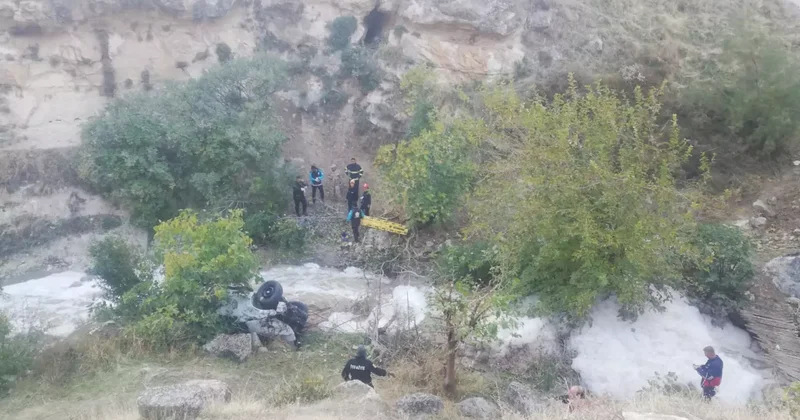 Şarampole devrilen araç bir gün sonra fark edildi: 1 ölü, 1 yaralı