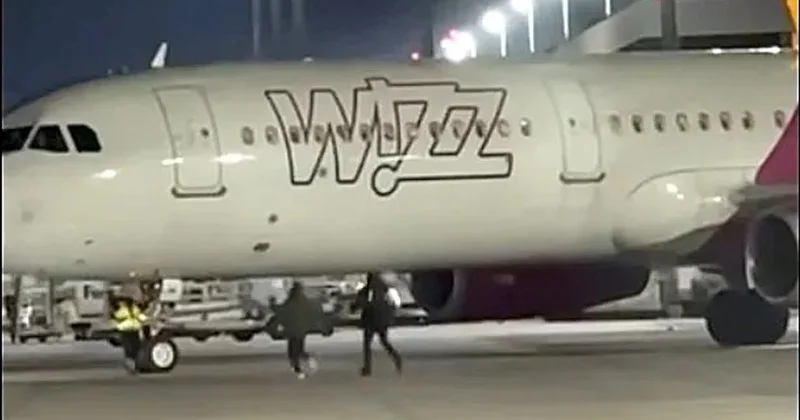 Uçağın arkasından koştular, gözaltına alındılar Sözcü Gazetesi