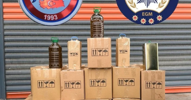 Polis ekipleri yakaladı, sahte yağlara el konuldu Aydın Haberleri