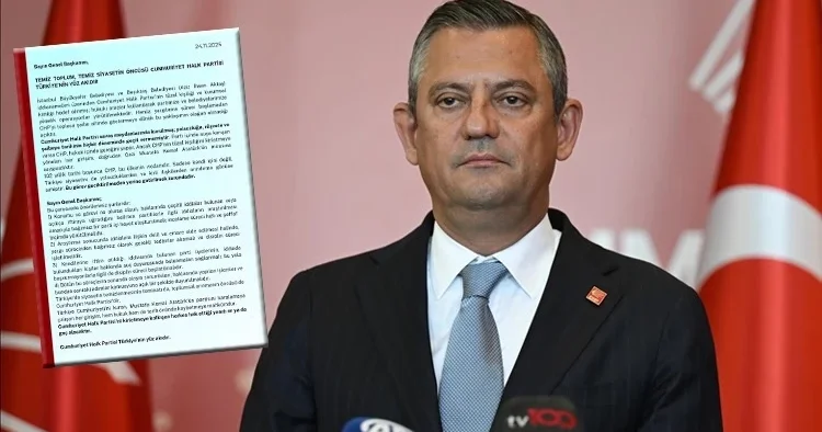 Özgür Özel yönetimine bir mektup daha: CHP tarihinde yolsuzluğa izin vermedi!