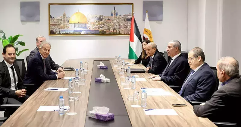 Eski İngiltere Başbakanı Tony Blair, Filistin de