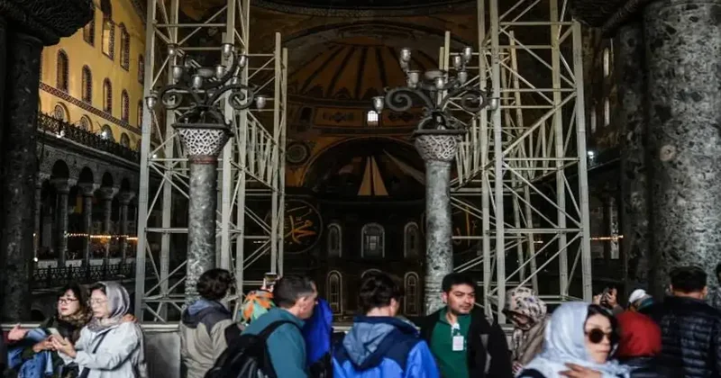 Ayasofya ya kamyon girdi iddiası ardından son görüntüleri ortaya çıktı