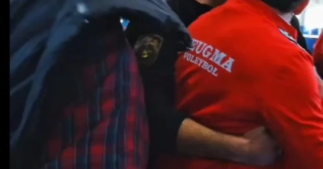 Kadın voleybol maçında kavga kamerada Şanlıurfa Haberleri