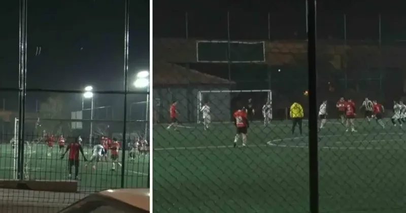 Geç saatlere kadar açık olan halı sahadaki aşırı gürültü mahalle halkının kabusu oldu Ankara Haberleri