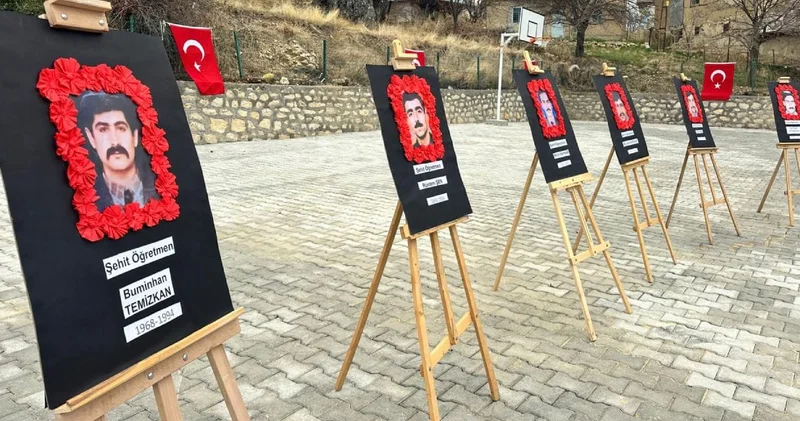 Tunceli de PKK nın şehit ettiği öğretmenler anıldı