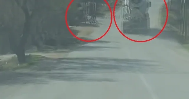 Tek şeritli yoldaki hızıyla Pes dedirten mikser sürücüsü kamerada Hatay Haberleri