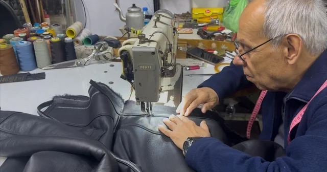 Yıpranmış deri montlara hayat veriyor Tekirdağ Haberleri