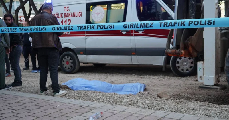 Ekmek almaya giden yaşlı adam kepçenin altında kaldı!