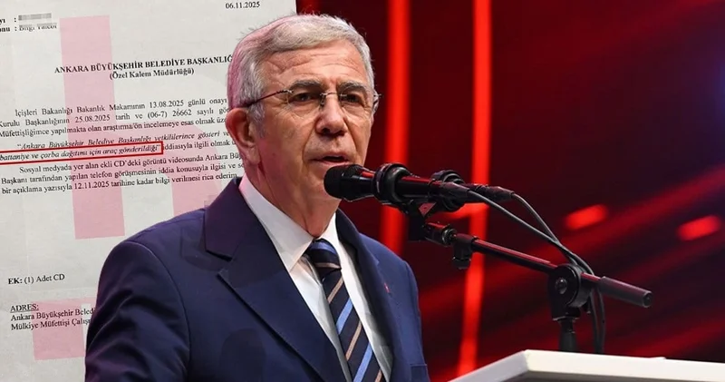 Sen misin gençlere çorba dağıtan: İşte Mansur Yavaş hakkındaki soruşturmanın belgesi