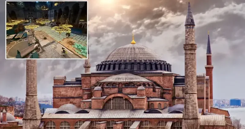 Ayasofya’da tadilatlar Bilim Kurulu kararıyla devam ediyor: Zarara yol açacak bir uygulama yok Gündem Haberleri