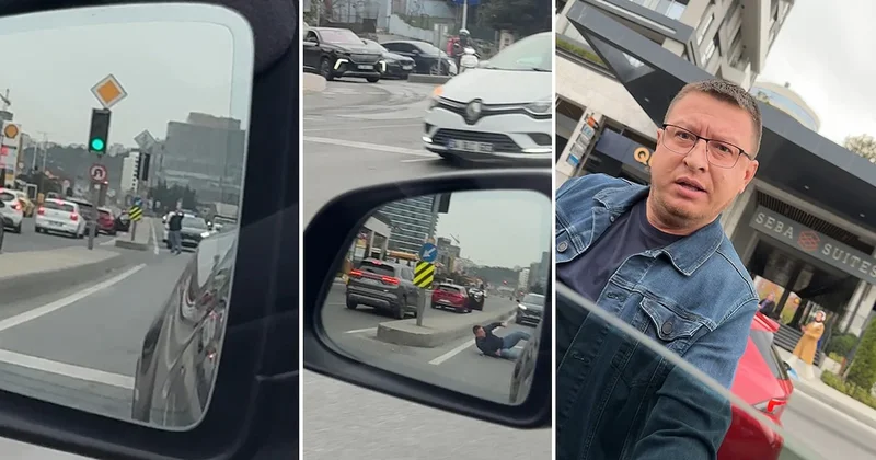 Kırmızı ışıkta tartıştığı sürücüye saldırmak isterken ölümden döndü Sözcü Gazetesi