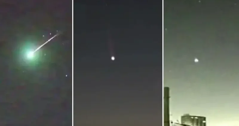 Japonya’da 2 gece üst üste ateş topu şeklinde göktaşları görüldü Asya Haberleri
