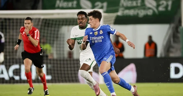 Elche 2 2 Real Madrid (İspanya La Liga) Arda Güler...