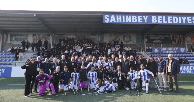 Şahinbey Ampute den 2 1 lik galibiyet Gaziantep Haberleri