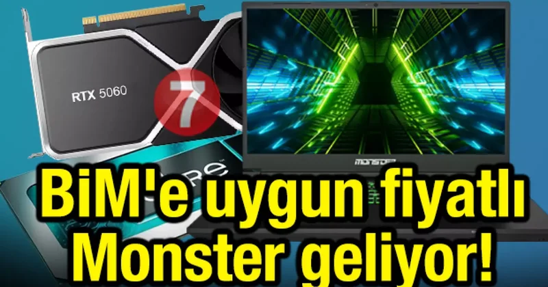 BİM uygun fiyatlı RTX 5060 lı Monster oyun bilgisayarı satacak! İşte satış tarihi