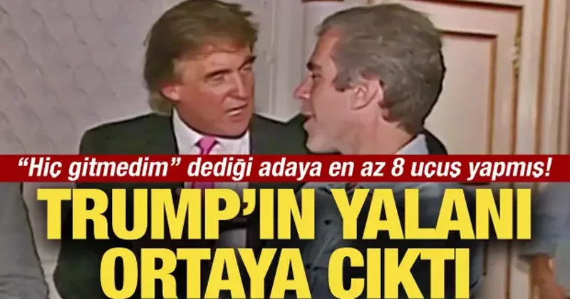 Trump ın yalanı ortaya çıktı: Hiç gitmedim dediği adaya en az 8 uçuş yapmış!