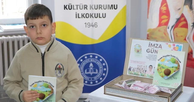 Akranlarının şiirlerinden oluşan kitabın geliri 10 yaşındaki DMD hastası öğrenciye Erzurum Haberleri