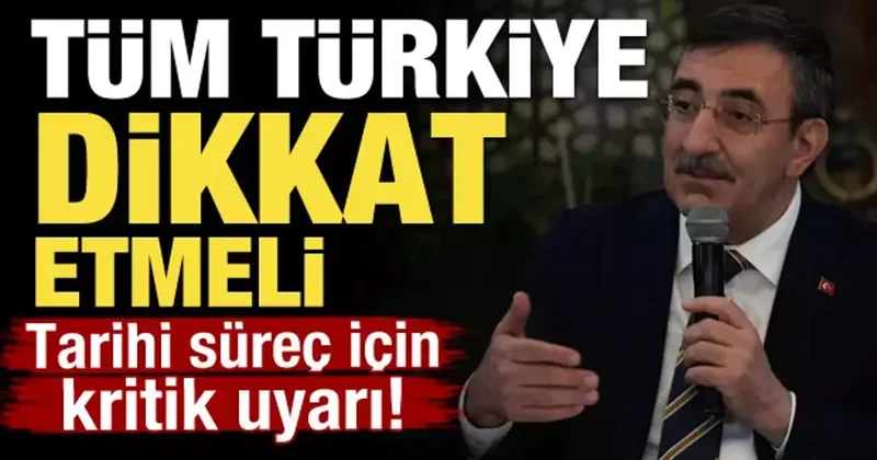 Cevdet Yılmaz dan Terörsüz Türkiye uyarısı: Provokasyonlara dikkat