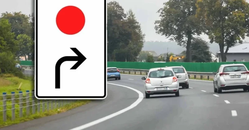 Kırmızı noktalı trafik levhası tanıtıldı: İşte anlamı Sözcü Gazetesi